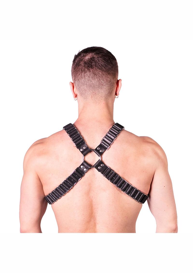 Prowler Red Ballistic Harness - Black/Multicolor/Silver - Medium