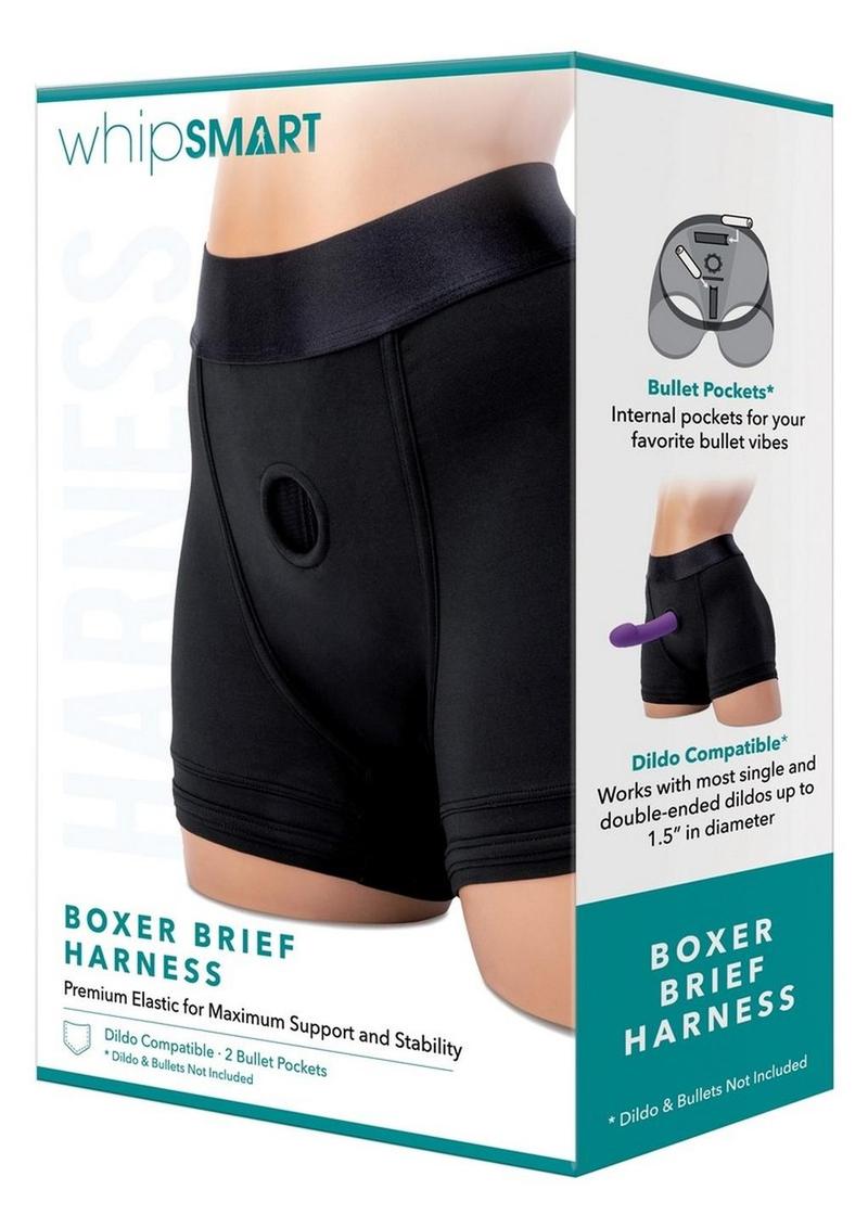 WhipSmart Soft Packing Boxer Brief - Black - XLarge